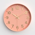 thumbnail image 4 of EGNMCR Wall Clock Silent Wall Clocks Battery Operated 12 Inch Modern Non Ticking Analog Clock Decorative For Kitchen Office Bathroom Bedroom clock clock, 4 of 6