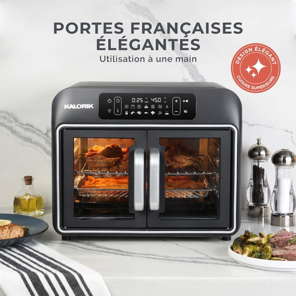 Kalorik Designer Series 26 QT Air Fryer and Convection Oven, Black