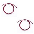 thumbnail image 1 of mmirethe Braided Bracelet Waterproof Waxed Thread Wristband Bracelets Dressing Decor Type 1 2Set, 1 of 6