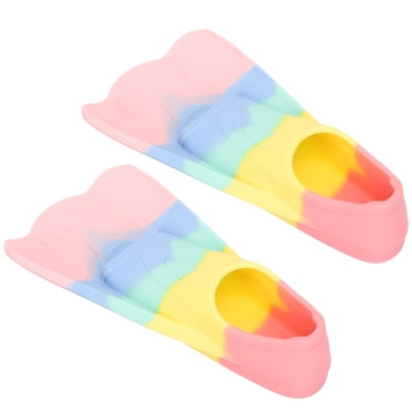 MasteelfCA 1 Paire de Palmes de Natation Confortables Palmes de Natation en Silicone Flexibles Palmes de Natation Portatives pour Enfants