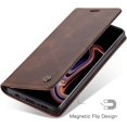 thumbnail image 2 of KOMI Wallet Case for Samsung Galaxy S10 Plus, Premium PU Leather Case Vintage Matte Wallet Flip Cover [Card Slots] [Magnetic Closure] Stand Function Folio Shockproof Full Protection Coffee, 2 of 5