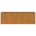 thumbnail image 4 of vidaXL Jardinières Murales 2 Pcs Acier Corten Rouillé 53x10x17 cm, 4 of 5