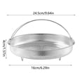 thumbnail image 4 of Ustensiles de Cuisine 1 – Égouttoir Vapeur Universel en Acier Inoxydable 304, Plaque Ronde pour Riz, Dumplings, Légumes et Plus, Durable, Résistant à la Chaleur et Antirouille, 4 of 5