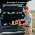 thumbnail image 4 of NEXPOW Car Emergency Kit, Roadside Assistance Kit with Jumper Cables, Tow Rope, Shovel, Flashlight for Car, SUV, Truck, 4 of 8