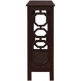 thumbnail image 4 of Pemberley Table Console Rectangulaire en MDF Espresso à Rangée, Assemblage Facile 31,5 Pouces H x 39,5 Pouces L x 12 Pouces P, 4 of 7