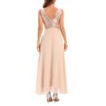 thumbnail image 4 of EGNMCR Robes de Soirée pour Femmes, Robes Formelles pour Femmes, Robes de Cocktail pour Femmes Mode pour Femmes Robe à Paillettes à Col en V Scintillante Brillante Fête Boîte de Nuit Jupe Longue Portefeuille Robe de Soirée Formelle Robe pour Femmes, 4 of 9