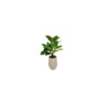 thumbnail image 1 of Plante mince de Lerman Decor en pot en zigzag, 1 of 5