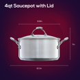 thumbnail image 2 of Circulon S Series 3.8L Saucepan, 2 of 4