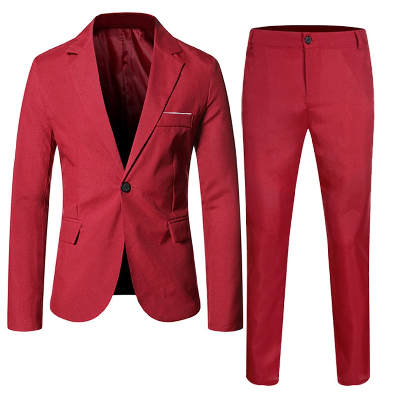 TIEVOSA Kids Boys Spring Autumn Solid Long Sleeve Pants Coat Outfits 2PC Suit Clothes