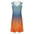 thumbnail image 4 of FcBaudy Camisole Sans Manches Robe Col en V, Robes d'Été pour Femmes, Robes Femmes Imprimées Élégantes Décontractées Style Robe Col en V avec Bretelles Robe Femmes, 4 of 5