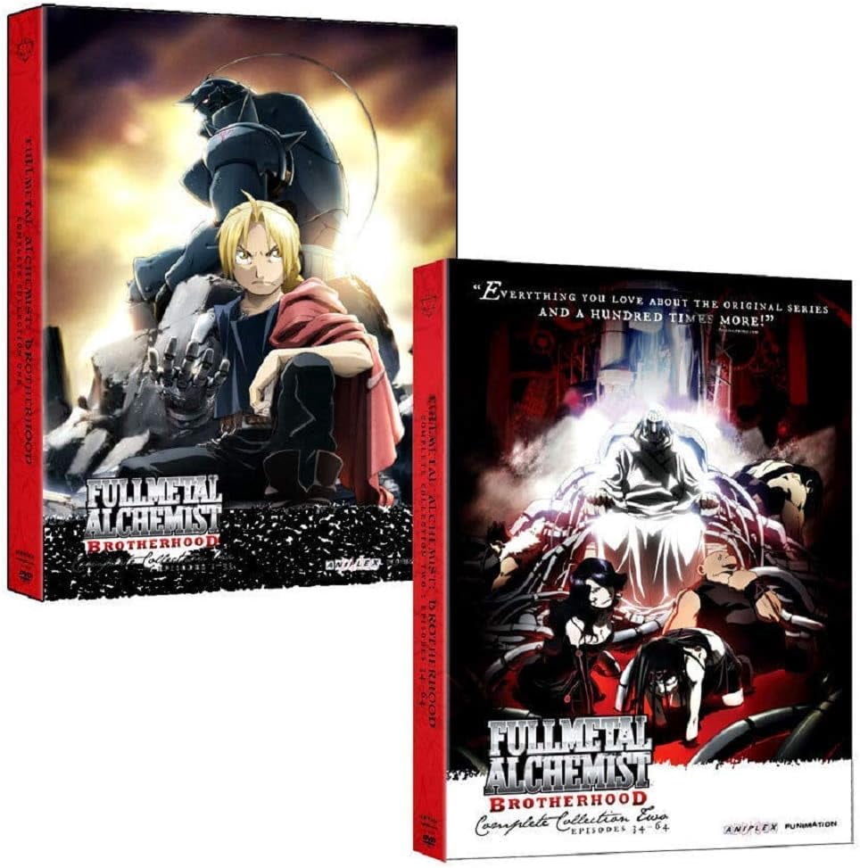 Fullmetal Alchemist : Brotherhood - Complete Series DVD Full Collection 1 and 2
