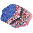 thumbnail image 3 of Spptty Serviettes Hygiéniques en Tissu Réutilisables, Serviettes Hygiéniques en Bambou Réutilisables, 7 Pcs Serviettes Hygiéniques en Tissu Réutilisables Serviettes Menstruelles en Bambou Lavables Serviette en Tissu pour Femme m, 3 of 8
