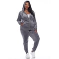 thumbnail image 4 of White Mark Ensemble de Survêtement en Velours pour Femmes, 2 Pcs, 4 of 6
