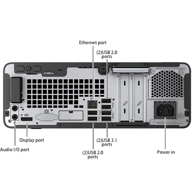 HP ProDesk 400 G5 SFF Business Desktop PC Computer, New 22 inch