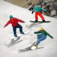 thumbnail image 3 of HILABEE 3 Pcs Peint à la Main 1/64 Modèle Miniature Ski Figurines Table Micro Paysage D, 3 of 9