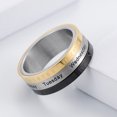 thumbnail image 2 of Bague Calendrier Trois Couleurs pour Femmes et Hommes, Bague à Anneau Tournant avec Heure 9#, 2 of 9