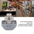 thumbnail image 3 of Keyless RV Zinc Alloy Cabinet Locks Push Button Latch Catches for Yachts Motorhome Camping, 3 of 7