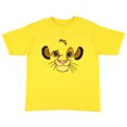 thumbnail image 1 of Disney Le Roi Lion T-Shirt Graphique à Grand Visage Simba pour Garçon, SM 6/7, 1 of 1