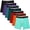 Neon Lights, variant on INNERSY Men's Boxer Briefs Cotton Stretchy Underwear 7 Pack for a Week(Rainbow Colors, Large)