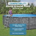 thumbnail image 4 of Bestway Flowclear Échelle de Piscine hors Terre à Cadre en A en Métal Robuste de 52 Pouces, 4 of 11