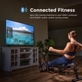 thumbnail image 3 of Sunny Health & Fitness Smart Compact Full Motion Rowing Machine, Full-Body Workout, Low-Impact, Extra-Long Rail, 350 LB Weight Capacity and Optional SunnyFit® App Enhanced Bluetooth Connectivity, 3 of 6