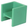 thumbnail image 1 of Children's Factory Indoor Outdoor Kids Cube Chair For Classroom, Green, 1 of 4
