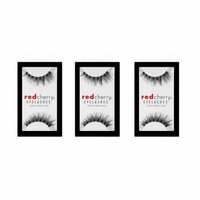 Red Cherry #DW False Eyelashes (Pack of 3 Pairs)