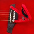 thumbnail image 3 of TISHITA Universal Capo Guitar Accessories Quick Change Clamp Key Acoustic Classic Guitar Red, 3 of 8