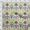 thumbnail image 2 of oneOone Viscose Jersey Fabric Swirl & Paisley Ikat Printed Craft Fabric BTY 60 Inch Wide, 2 of 5