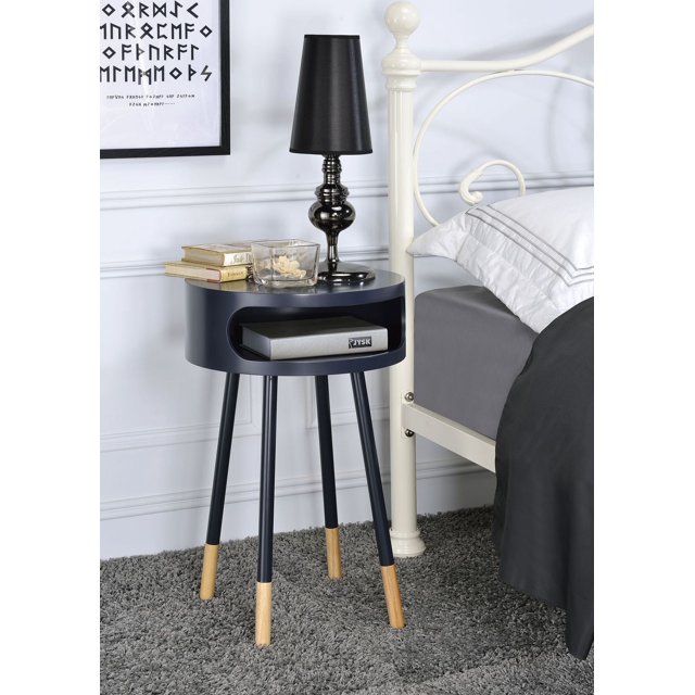 ACME Sonria End Table in Black & Natural