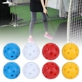 thumbnail image 4 of 20 Pack Plastic Golf Balls , Hollow Airflow, Practice Golf Balls, Golf Punch Training Balls for Home Putting Practice, Backyard Swing Practice, Driving Range, 4 of 9