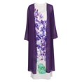 thumbnail image 2 of Pisexur Robes de Printemps pour Femmes 2022, Ensemble Deux Pièces Fluide à Imprimé Floral, Robe en Chiffon Décontractée à Col Ras du Cou, Robe Maxi Sans Manches, 2 of 6