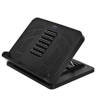 Repose-pieds Ergonomique sous le Bureau au Travail, Repose-Pieds Réglable à 5 Angles avec Rouleau de Massage Central et Coussinets Antidérapants pour la Maison, le Bureau