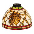 thumbnail image 1 of Meyda 98991 Abat-Jour Pomme de Pin 8 Po, 1 of 1