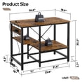thumbnail image 2 of Bestier Support d'Aquarium de 40 à 50 Gallons avec Prises de Courant, Étagère de Rangement Réversible en Métal Robuste à 3 Niveaux pour Aquarium, 2 of 8