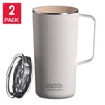 thumbnail image 1 of Asobu Ceramic 590 ml (20 oz) Mug, 2-pack white, 1 of 1