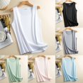 thumbnail image 4 of Lefu Women Ice Silk Traceless Sleeveless Tank Tops Singlet Quick Dry Sports Vests, 4 of 7