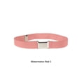 thumbnail image 2 of 1 Set Simple Design Kids Elastic Belt Boys Adjustable Buckle Stretch Waistband Reusable Washable Jeans Clothing Accessories Watermelon Red, 2 of 8