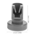 thumbnail image 2 of UPOUART Dishwasher Replacement Wheels for Household Users Dishwasher Wheel Black 1Pack, 2 of 8