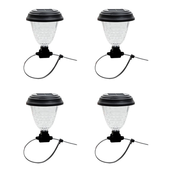 Solar Garden Lamps for Outdoor Solar Pool Light with Colorful Glow for Stairs Patios Fences And