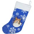 thumbnail image 2 of Carolines Treasures CK3902CS Sheltie Winter Snowflakes Christmas Stocking, 2 of 2