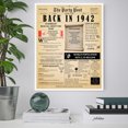 thumbnail image 3 of 82nd Birthday Party Decor Poster 82 Years Ago Back In 1942, 3 of 5