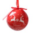 thumbnail image 2 of Suncoda Holiday Ball, Holiday Ball Ornament Tree Ornament, 2.8 Inch Multi-Style Holiday Light Bulb Ornament Holiday Tree Ornament Tree Dress Family Party Holiday Ornament, 2 of 5