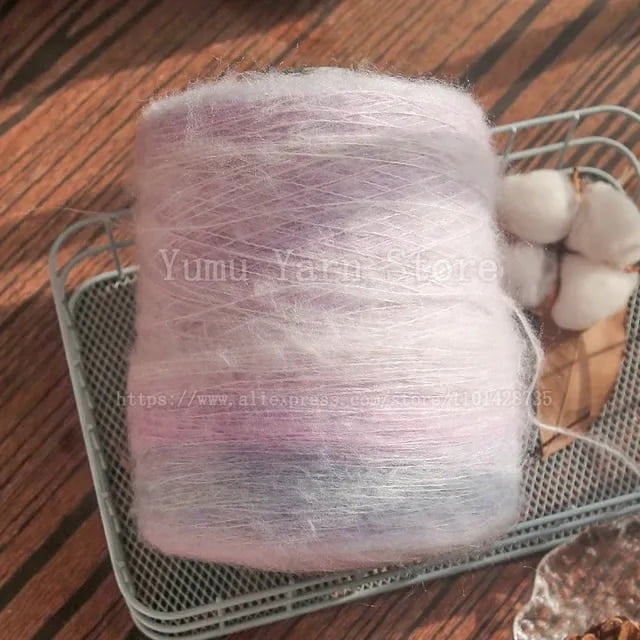 500G/PCS Super Soft Long Fluffy Hand Kninting Wool&Acrylic Mohair Yarns High Quality Threads For Crocheting DIY Scarf Sweater