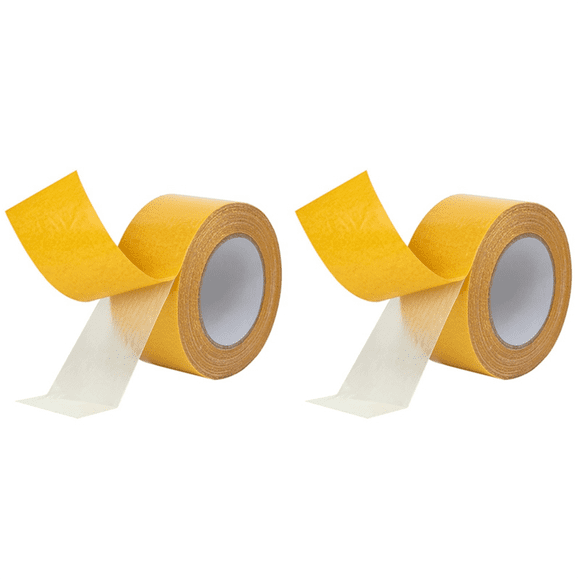 Double Sided Carpet Tape Heavy Duty, High Stickiness Rug Tape with Easy Tear, 66FT Tape