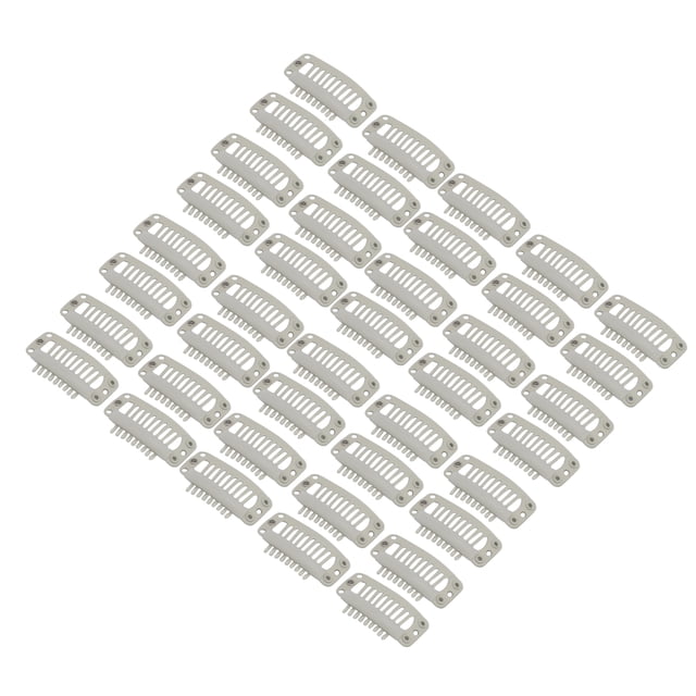 Octpeak Wig Snap Clip, Replacement Accessory Wig Clip 1.3in Stainless Steel 40pcs For Home