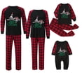 thumbnail image 3 of Pyjamas Assortis de Noël pour Enfants, Pjs pour la Famille, Haut à Carreaux Rouges et Pantalon Long, Ensembles de Nuit, 3 of 8