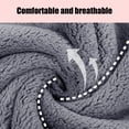 thumbnail image 4 of Concise Purified Cotton Towel High Density and Thick Fleece Towel Soft and Absorbent Washcloth 14X29In, 4 of 6