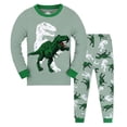 thumbnail image 1 of MIASHUI Ensemble de Pyjama pour Petits Grands Garçons Filles, Pyjamas pour Enfants en Coton, Vert, 7-8 Ans, 1 of 3