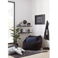thumbnail image 2 of Bouclair Fauteuil Poire en Sherpa Noir, 2 of 10
